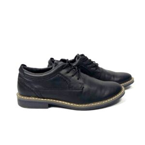 STEVE MADDEN Little Boys Bevan Lace up Classic Oxford Shoes Black Size 4